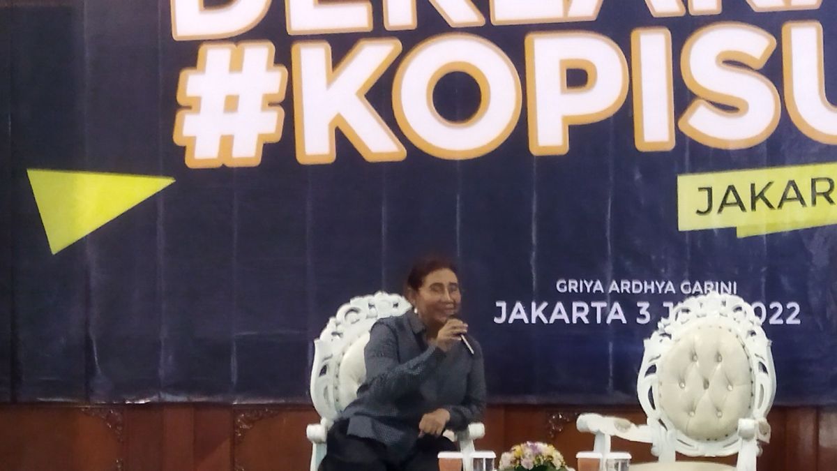 Kopisusi Declaration Regarding The 2024 Presidential Election, This Is Susi Pudjiastuti's Shocking Response In Front Of Her Supporters