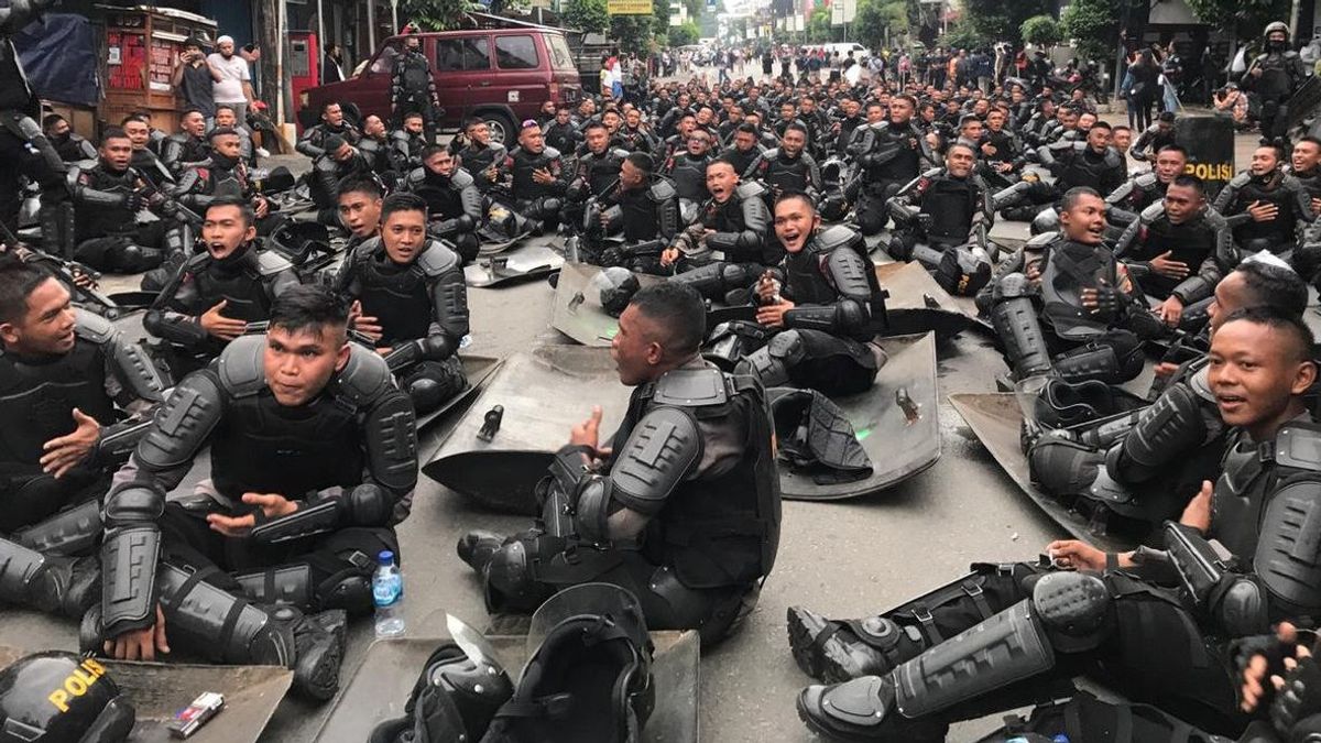 Demonstration Against Job Creation Law In South Kalimantan DPRD, 1,500 Joint Apparatus Deployed