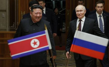 Kim Jong Un Ucapkan Selamat Tahun Baru ke Putin, Yakin ‘Koalisi’ Kalahkan Neo-Nazisme