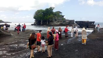 Tourism In Tanah Lot And Jatiluwih Bali Which Are Starting To Get Crowded With Domestic Tourists
