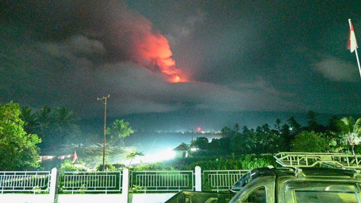 勒沃托比山上升NTT有警戒状态,11名杜利帕利居民被搜救队撤离