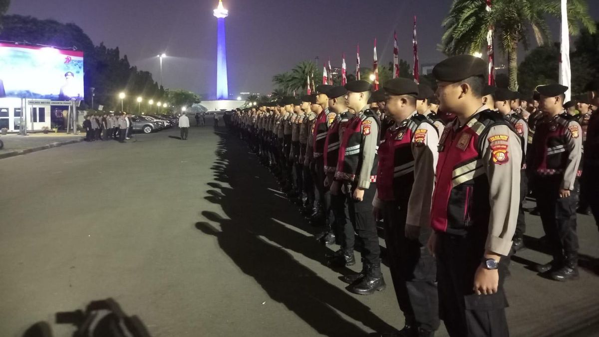Sebanyak 2.123 Aparat Gabungan Jaga Aksi Damai Bela Palestina di Monas