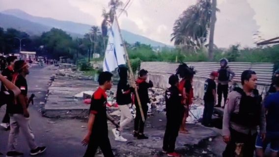 Bentrok Dua Kelompok di Bitung Berawal dari Massa Aksi Bela Palestina dengan Ormas