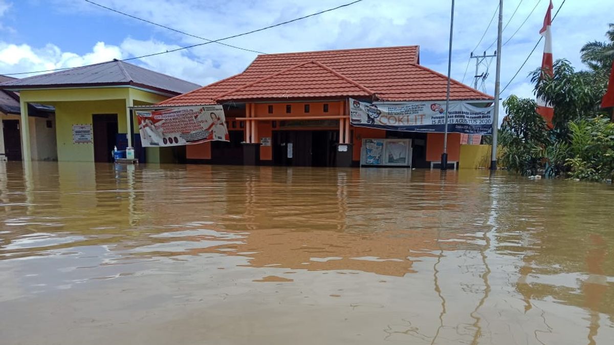 Plus D’une Semaine, 8 Sous-districts Dans Le Kalimantan Central Inondé