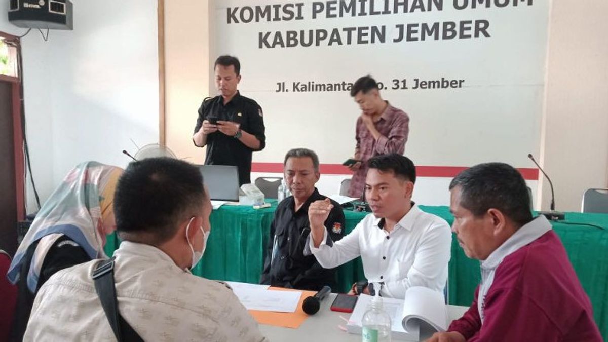 KPU Jember يدعو الأحزاب السياسية التي كاتوت NIK Warga