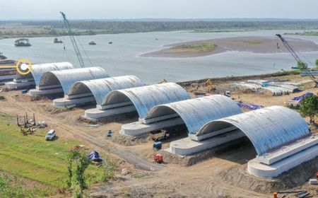 Konstruksi Jembatan Pandansimo DIY Gunakan Struktur Baja Gelombang