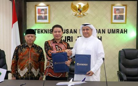 Kemenag-Saudia Airlines Teken Kerja Sama Transportasi Jemaah Haji RI