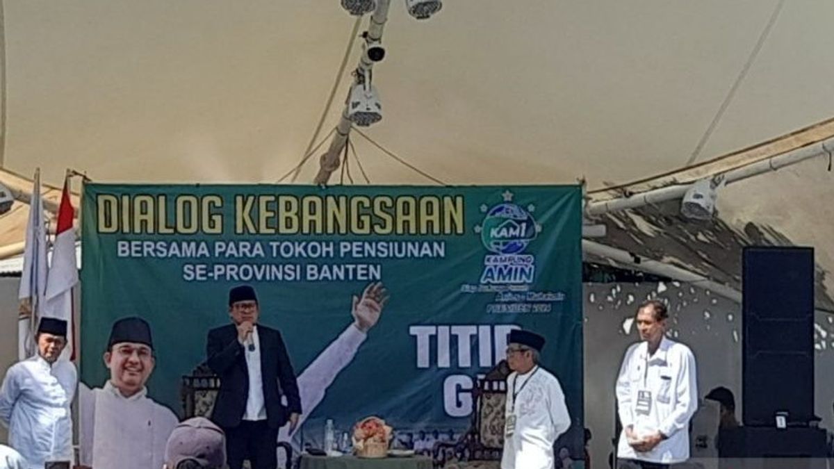 Cak Imin: M. Jokowi, je vous le souviens à plusieurs reprises, bien que c'est votre fils, ne vous laisse pas derrière vous.