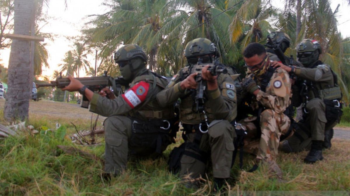 Silent Operation Taifib Marines and Satkopaska Free Important Figures Taken Hostage at Banongan Beach, East Java