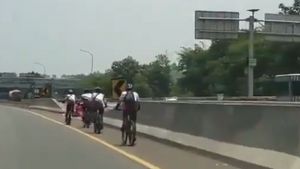 Kepada Polisi, Rombongan Pesepeda Viral Mengaku Tidak Tahu yang Dilintasi Jalan Tol