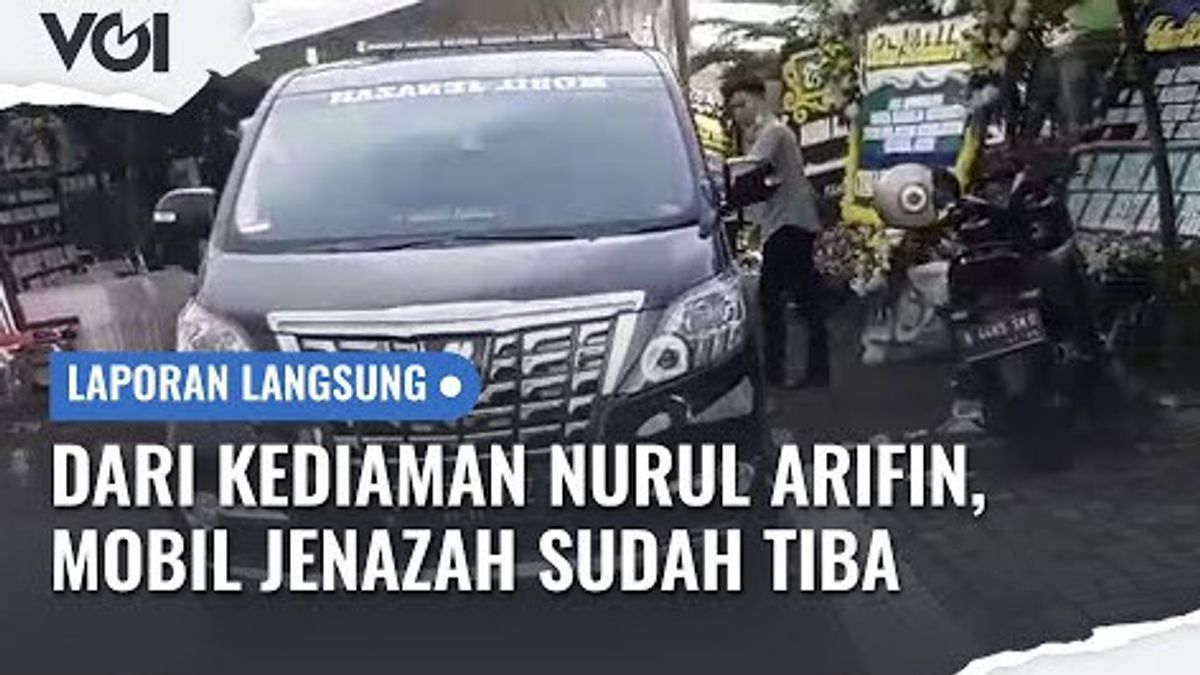 VIDEO: Live Report From Nurul Arifin's Residence, The Body Car Has Arrived