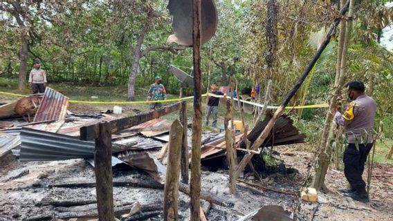 Police Investigate The Burning Case Of A Couple's House Accused Of Possessing Parakang Black Magic In Konawe, Southeast Sulawesi