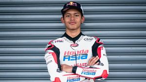 Start di Posisi 17, Veda Ega Finis Keenam di Moto3 Jerez