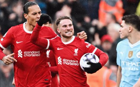 Liverpool Vs Man City Imbang, Arsenal Tetap di Puncak