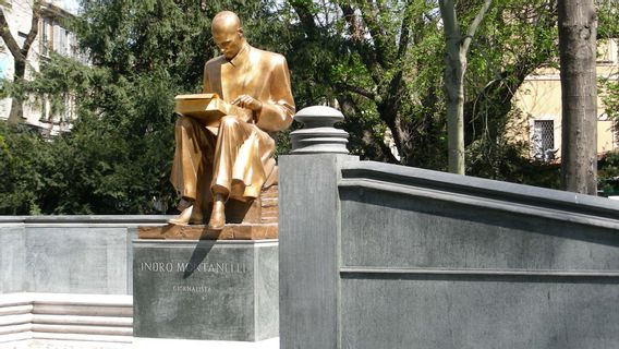 حكومة مدينة ميلانو تعثر على مرتكب تدمير تمثال صحفي شهير إندرو مونتانيللي