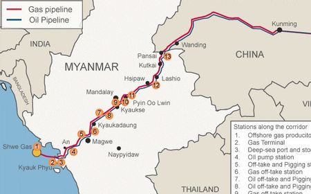 Minta Rezim Militer Myanmar Lindungi Pipa Migas Senilai 1,5 Miliar Dolar AS, China: Tanggung Jawab Bersama