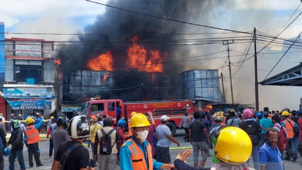Lambat Merespons Kebakaran 6 Bangunan di Timika Papua, Kedatangan Damkar BPBD Disambut Sorak Cemooh Warga