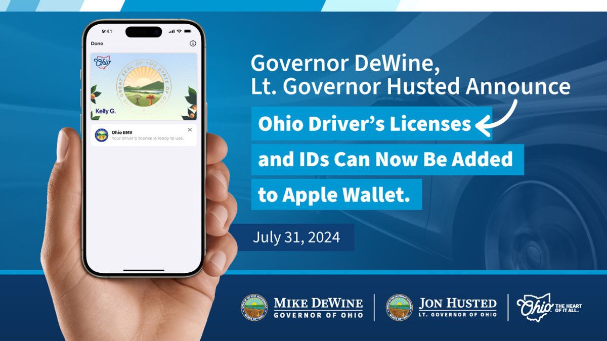 Les résidents de l’Ohio peuvent désormais ajouter des cartes d’identité et des cartes d’identité à leurs applications de portefeuille iPhone