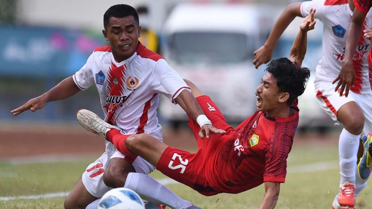 North Sulawesi Men's Football Team Beat Aceh 2-1