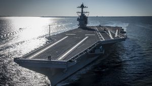 AS Bersiap Kirim Kapal Induk USS Gerald R. Ford ke Timur Tengah