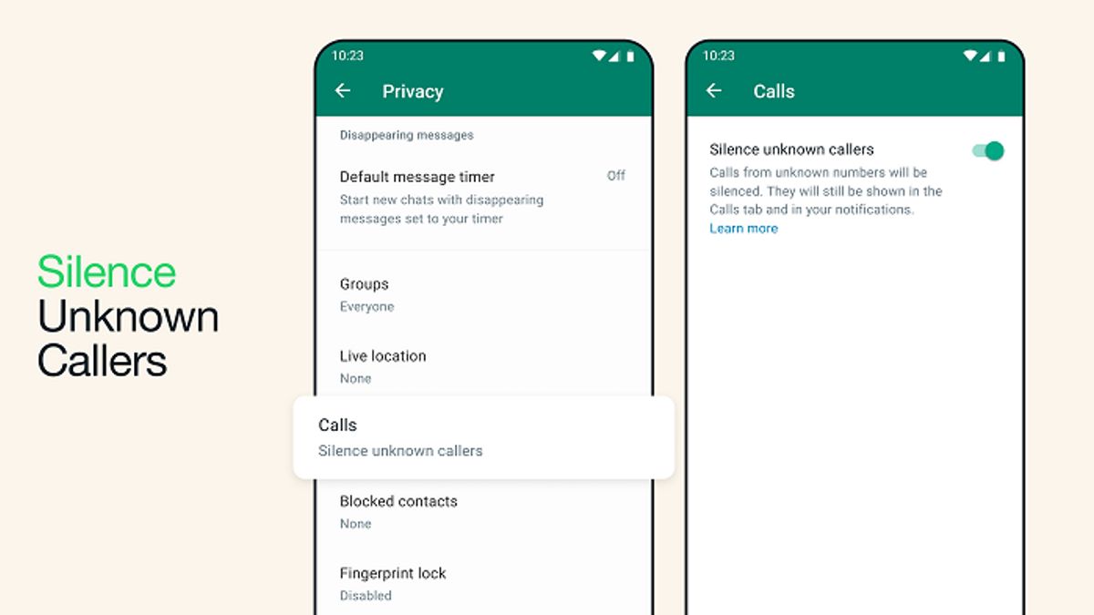 WhatsAppユーザーは現在、未知の発信者ミュートと新しいプライバシーチェック機能を備えています