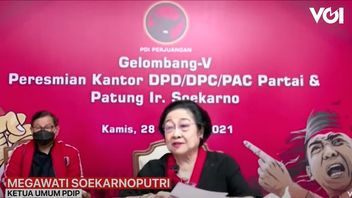 VIDÉO: Megawati Insiste Sur Le Fait Que Le Parti Peut Gagner Directement, Le Président Seulement 2 Fois