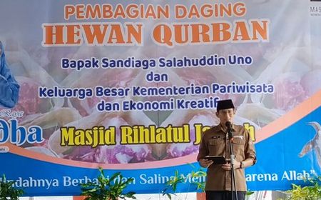 Menparekraf Sandiaga Uno: Iduladha 2024 Berkontribusi Rp200 Triliun untuk Perekonomian Indonesia