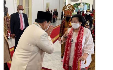 Momen Kehangatan Prabowo dengan Megawati, Try Sutrisno, Hingga Sinta Wahid di Istana Negara