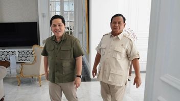 Prabowo Sambangi Kediaman Erick Thohir, Gerindra: Bahas Politik Terkini