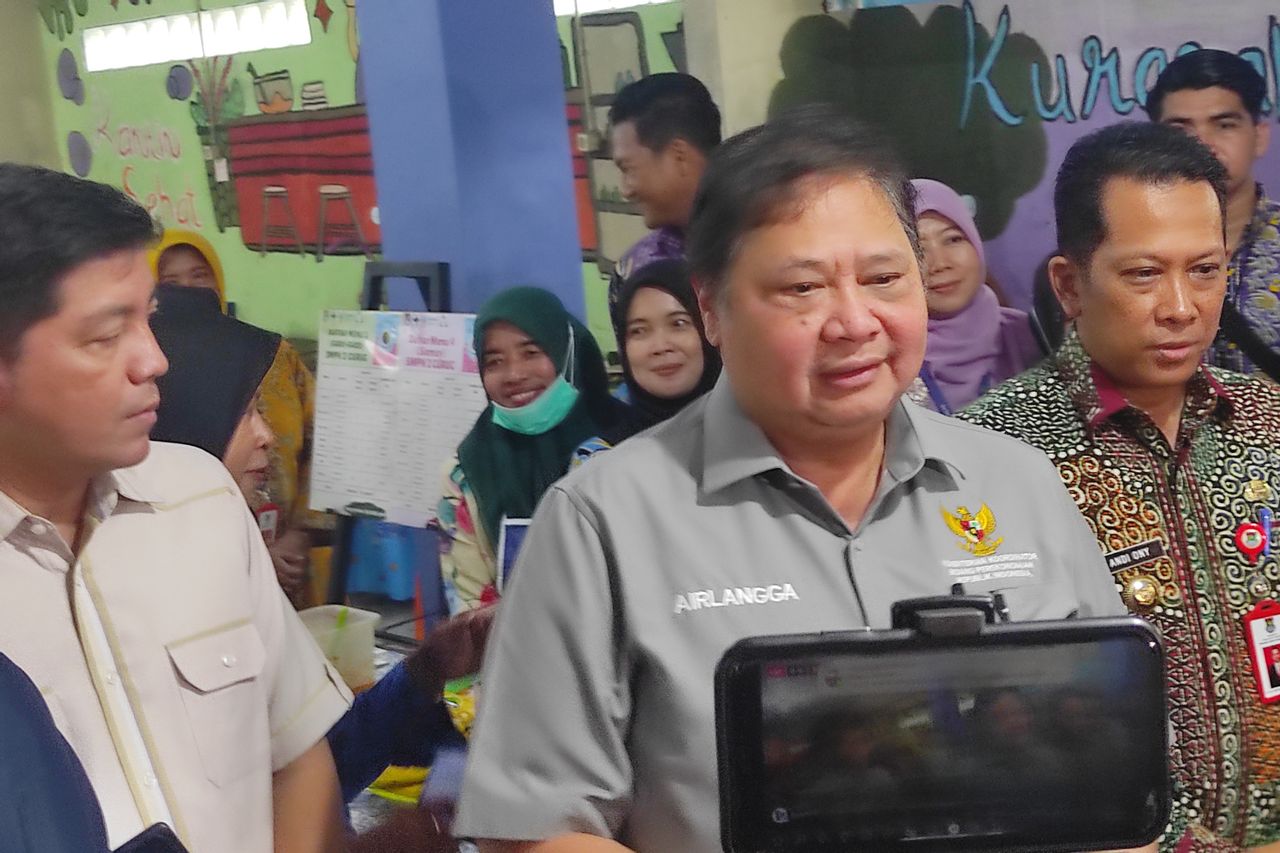 Visit Free Lunch Simulation, Airlangga Denies Prabowo-Gibran Program