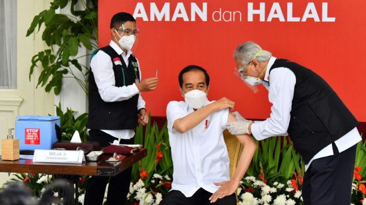 Jokowi： COVID-19 疫苗接种是决定性的钥匙， 会出现免疫力