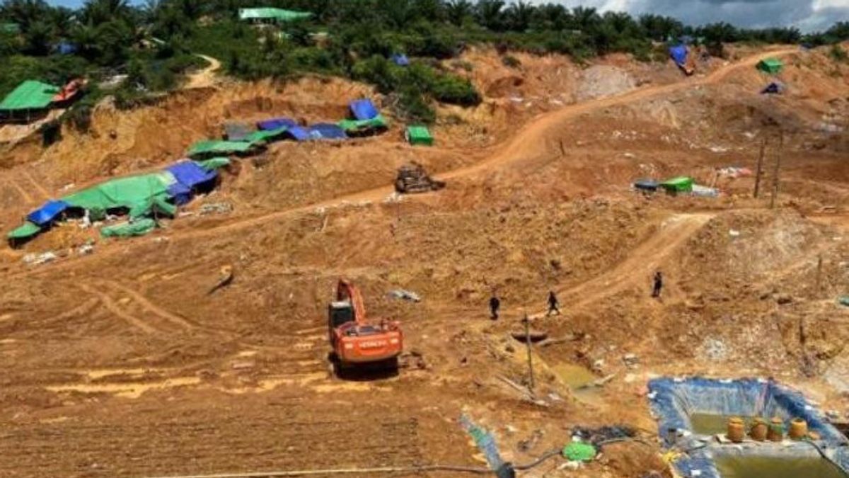 Tambang Emas Ilegal di Sekatak Kaltara Masih Marak