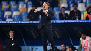 Roberto Mancini Tak Terima Timnas Italia Kalah dari Inggris di Kualifikasi Euro 2024