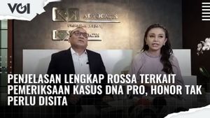 VIDEO: Penjelasan Lengkap Rossa Terkait Pemeriksaan Kasus DNA Pro, Honor Tak Perlu Disita