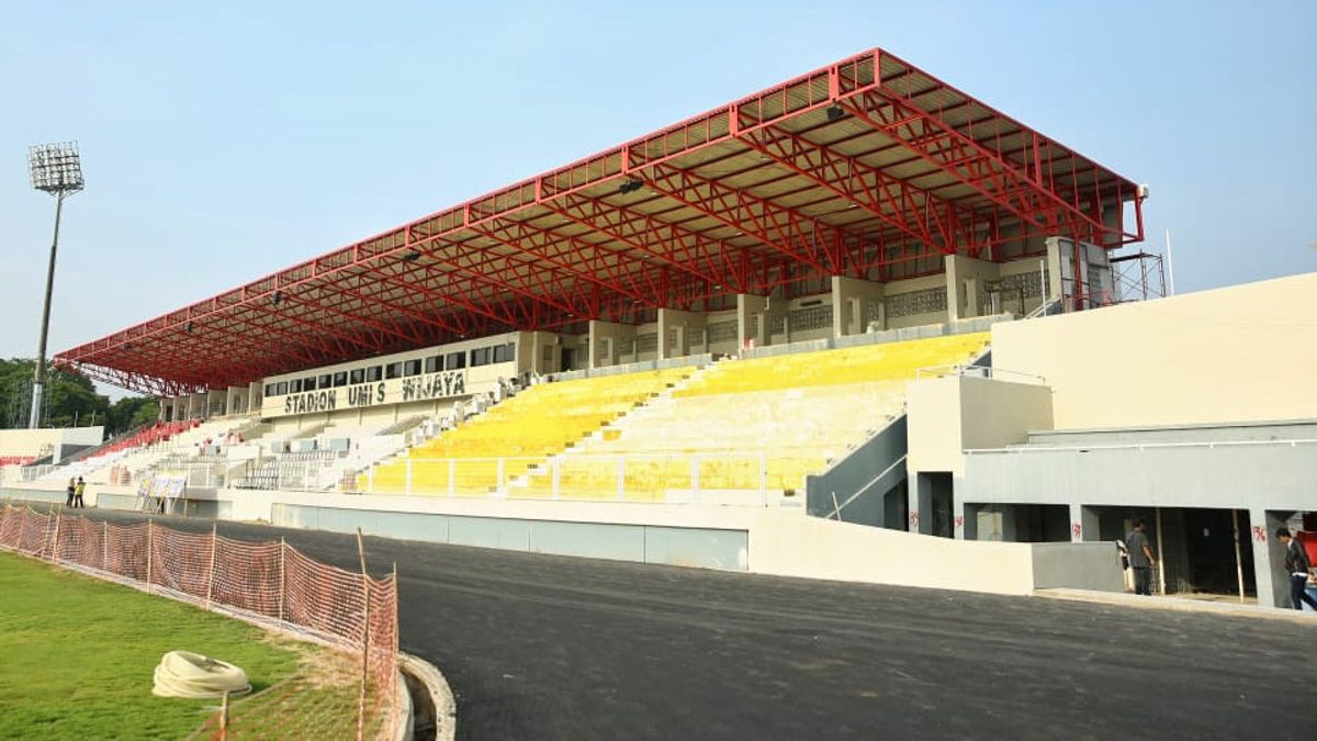 progrès de 78%, la rénovation du stade Bumi Sriwijaya à Palembang devrait être achevée fin novembre