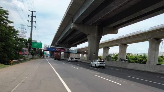 今夜からジャサマルガは、渋滞の影響に注意するためにバンドンに行きたいジャカルタ - チカンペックの5つの有料ポイントを再構築します