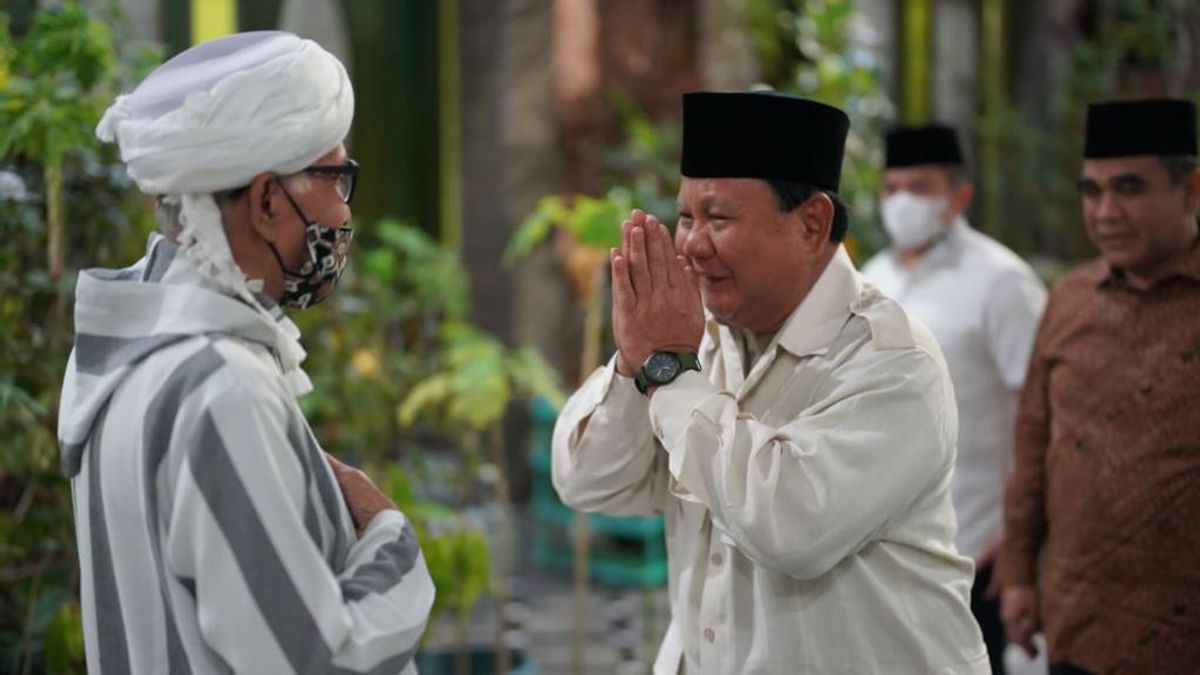 Bukan soal Pilpres, Prabowo Bernostalgia Saat Bertemu Rais Aam PBNU