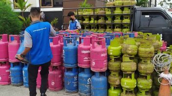 West Java Regional Police Arrest 2 Mixers 3 Kg LPG Gas Into 12 Kg Tubes