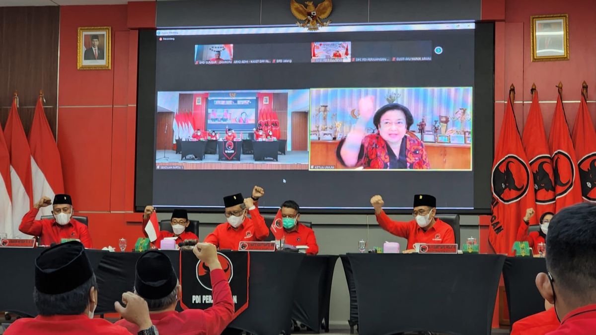 Reminds PDIP Cadres To Go Down To Meet The People, Megawati: Don't Stop In Your Comfort Zone