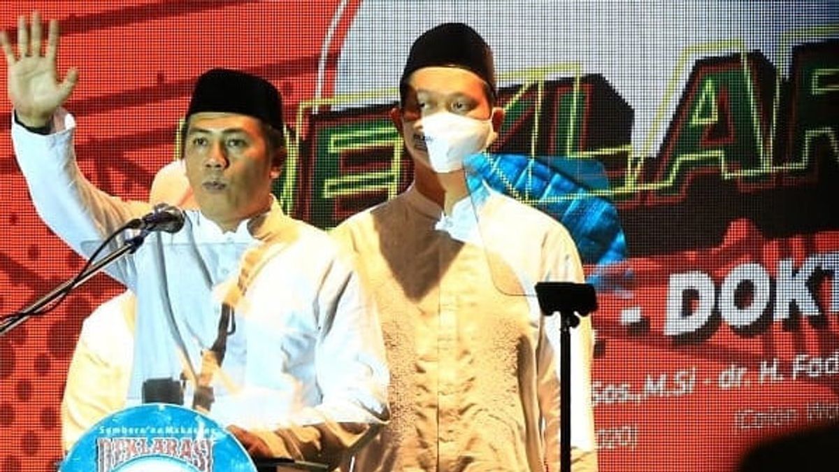 Dilan Style Campagnes Numéro 3 Dans Les élections Makassar Tout En Rappelant 3M Pour Empêcher COVID-19
