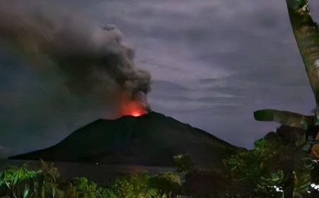 Gunung Ruang Sitaro Sulut Meletus, 838 Warga akan Dievakuasi ke Tagulandang