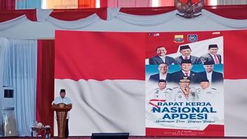 ラケルナス・アプデシに出席し、プラボウォはインドネシアの繁栄のために相互協力の責任者を依頼しました