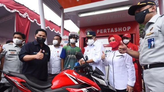 Erick Thohir Bawa Kabar Gembira, Pembangunan 10.000 Unit Pertashop Bantu Ciptakan Puluhan Ribu Tenaga Kerja