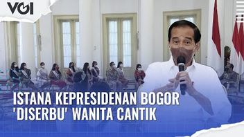 VIDEO: Istana Kepresidenan Bogor 'Diserbu' Wanita Cantik