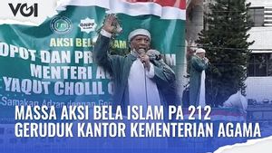 VIDEO: Massa Aksi Bela Islam PA 212 Geruduk Kantor Menteri Agama