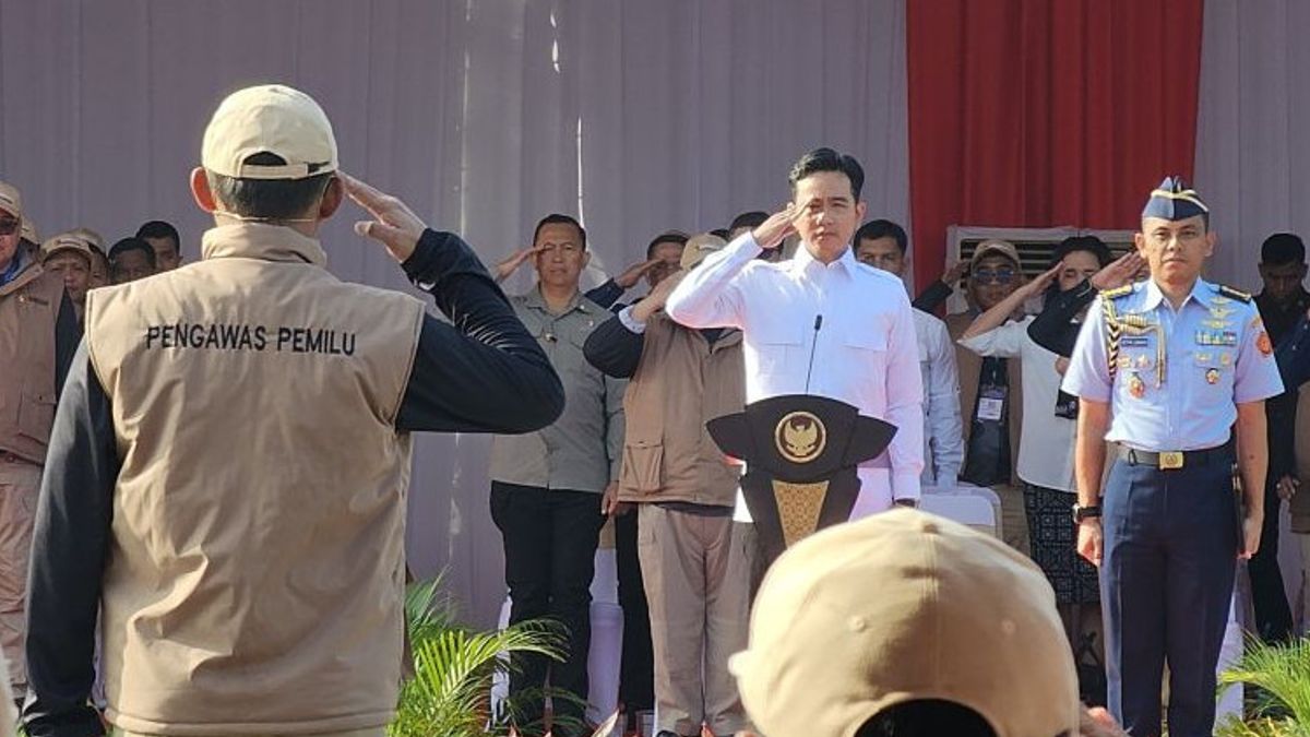 Vice President Gibran Leads The 2024 Pilkada Peace Apple At Monas