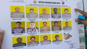 Beredar 15 Wajah Polisi Polrestabes Medan Masuk Daftar Buronan