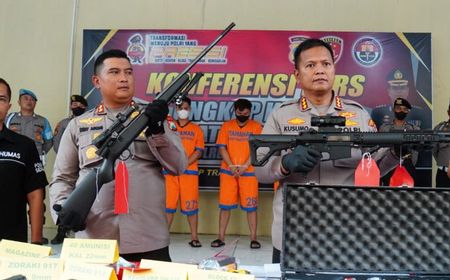 Sindikat Senjata Api Ilegal di Sidoarjo Ditangkap