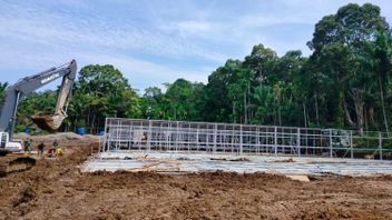 Pembangunan Hunian Sementara di Kayu Pasak Agam Capai 85 Persen