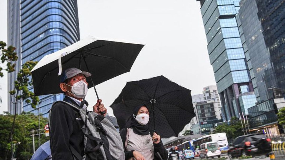 天气10月18日,雅加达将从周五下午到晚上下雨